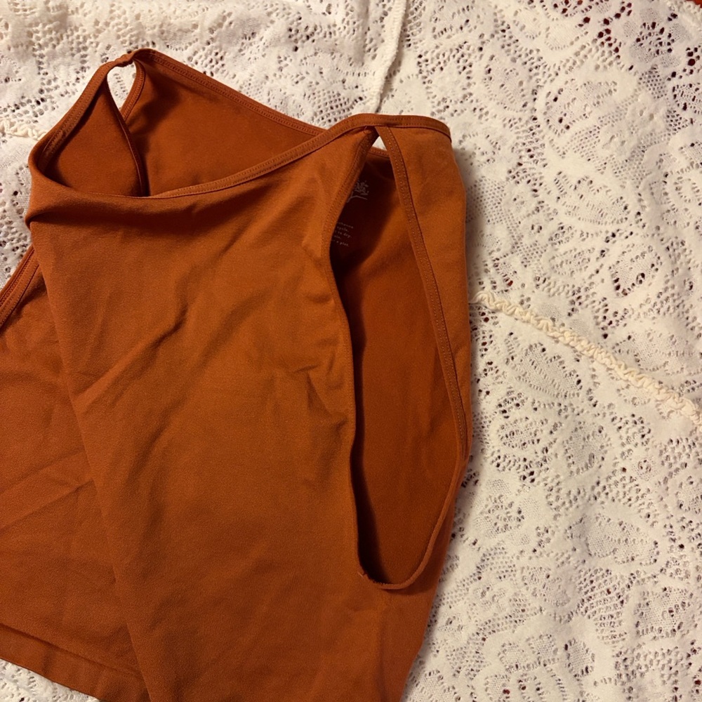 Free People Intimately size M/L rust colored stretch tank - Picture 6 of 9